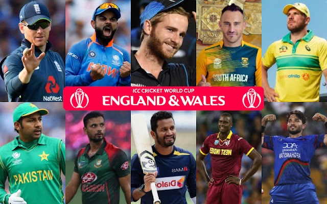 All Squads For Cricket World Cup 2019 Cricket World Cup 2019 Squads