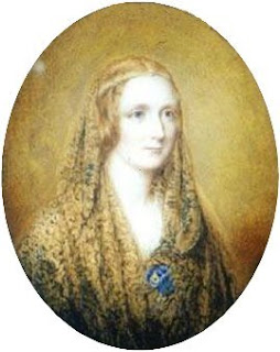 Portrait of Mary Shelley by Reginald Easton, 1857