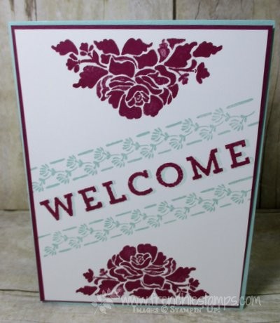 Vertical Garden, Floral Phrses, Frenchie team, Stamping Up!