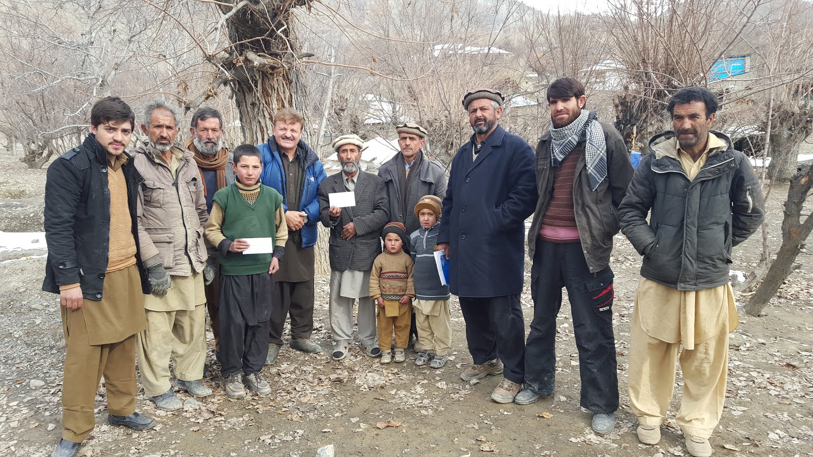AHF RELIEF AID IN AWAROUGH CHITRAL