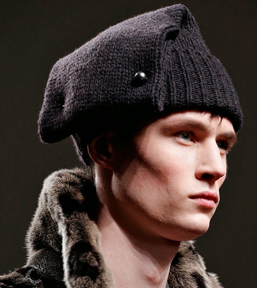 Louis Vuitton Lv Alpes Fur Cap in Black for Men