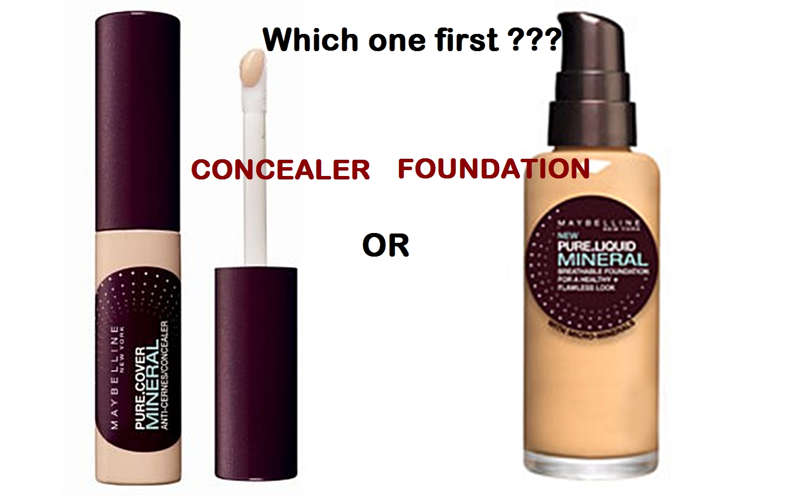 ♥ Life's like This ♥ TIPS concealer BEFORE or AFTER foundation?