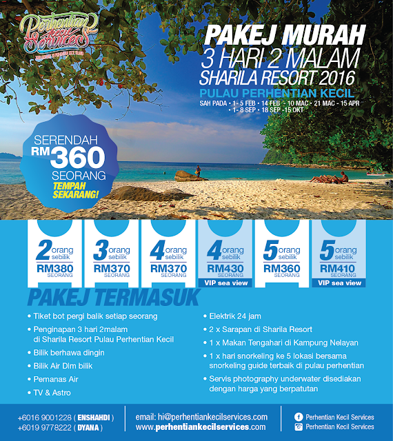 pakej murah perhentian 2016 perhentian kecil 2016 , terengganu 2016 , pakej pulau perhentian