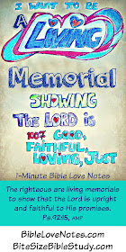 Psalm 62, Living Memorials, Flourishing in God's house