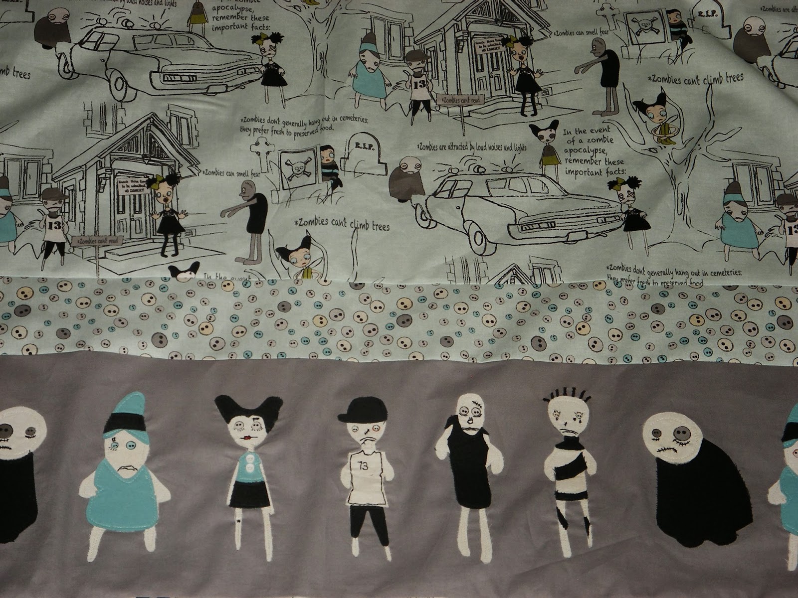 For Sew It Seams: Zombie Apocalypse fabric is here!!!