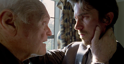 Christian Bale and Brian Dennehy in Knight of Cups