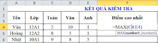 tinhoccoban.net - Hàm Max trong Excel