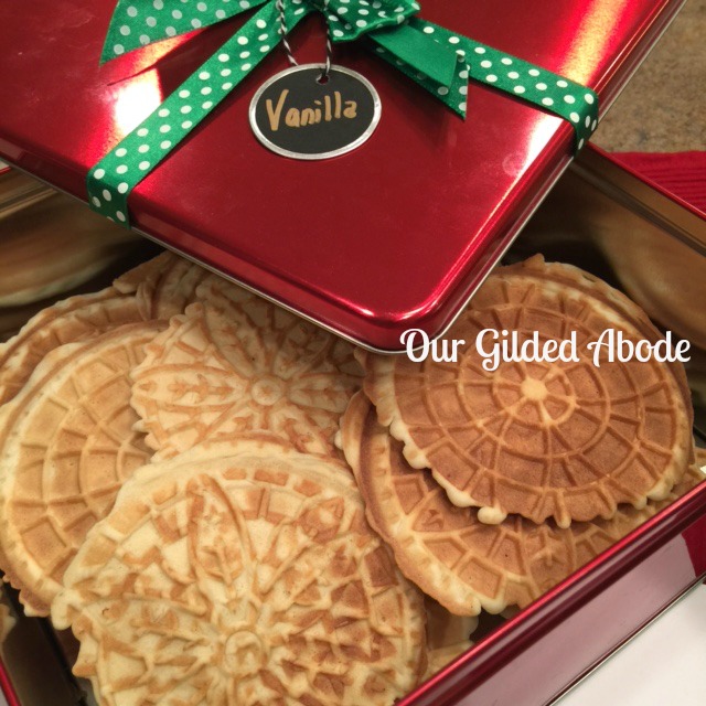 Our Gilded Abode Classic Pizzelle Cookies
