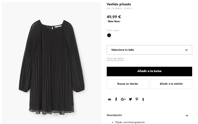 Vestido plisado por 49,99 Vestido plisado por 49,99