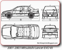 Vector Blueprints - Cars, Trucks, Busses and others: Mitsubishi ...