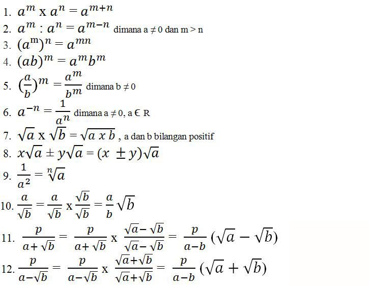 Kumpulan Rumus Matematika Smp Lengkap Kelas 7 8 9 Ilmusosial Id