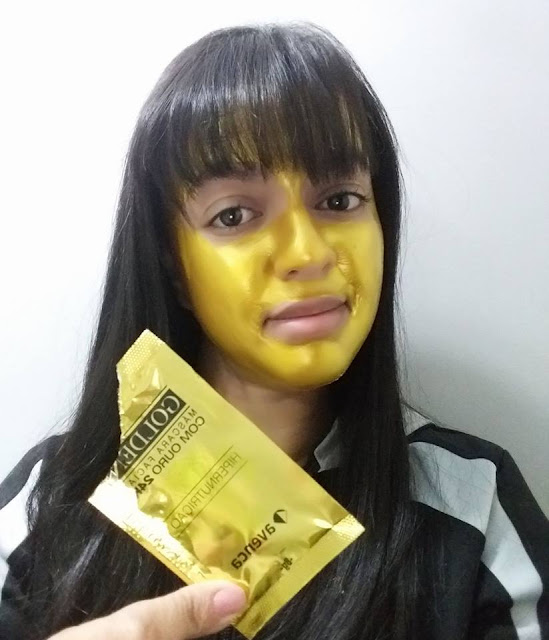 Avenca Cosméticos Máscara Facial Golden Ouro 24k