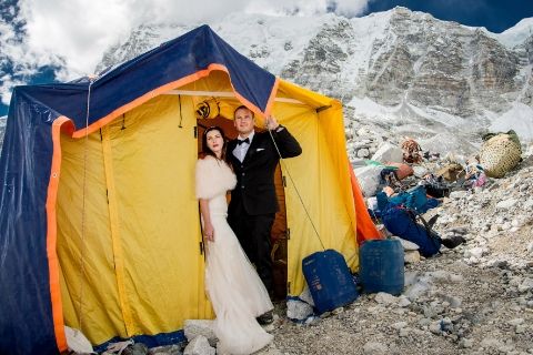 Ashley Schmeider and James Sisson Mt. Everest Ashley Schmeider and James Sisson Mt. Everest