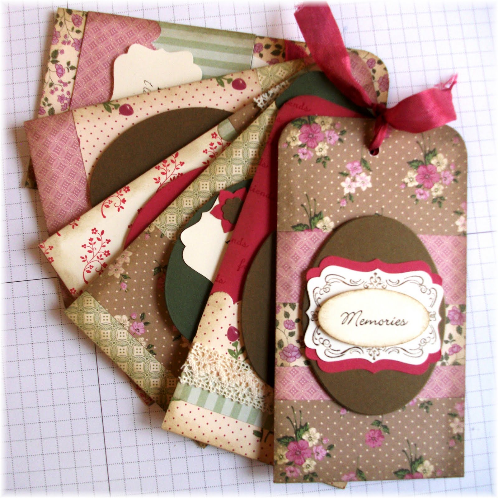 Two Happy Stampers Vintage Scrap Tagbook