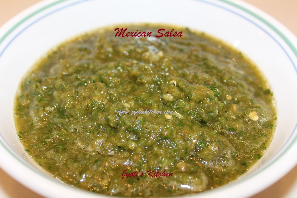 Mexican Salsa  Recipe - Italian and Spanish term for sauce