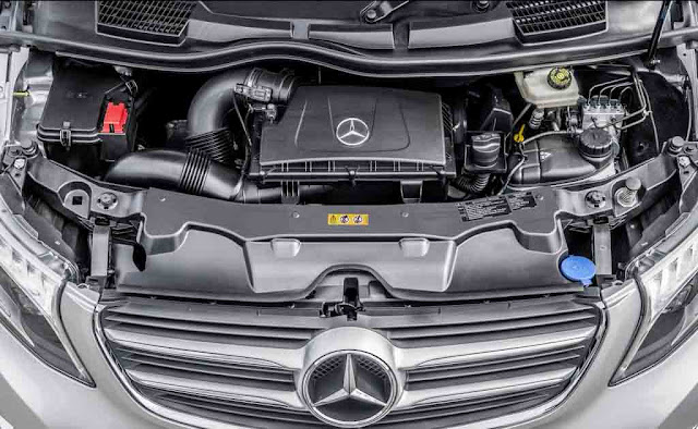 Động cơ Mercedes V220 d Avantgarde 2017 vận hành mạnh mẽ và vượt trội