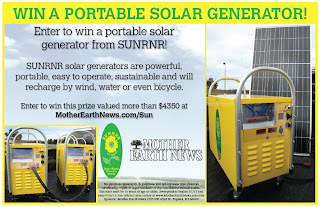 SUNRNR portable solar generator from Mother Earth News