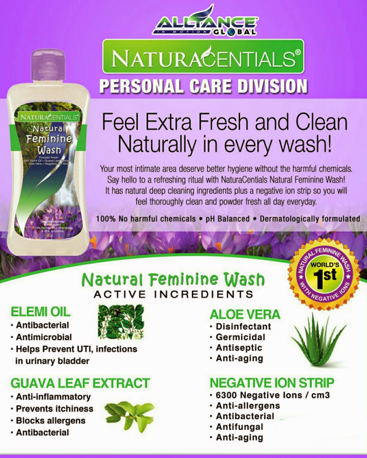 Alliance In Motion Global AIM GLOBAL Feminine Wash