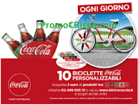 Con Coca-Cola vinci 460 biciclette brandizzate Logo Con Coca-Cola vinci 460 biciclette brandizzate