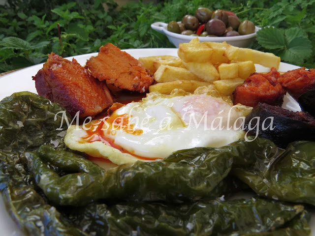 receta de plato de los montes de Málaga