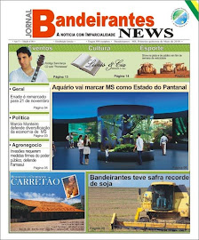 Capa do Jornal Bandeirantes News
