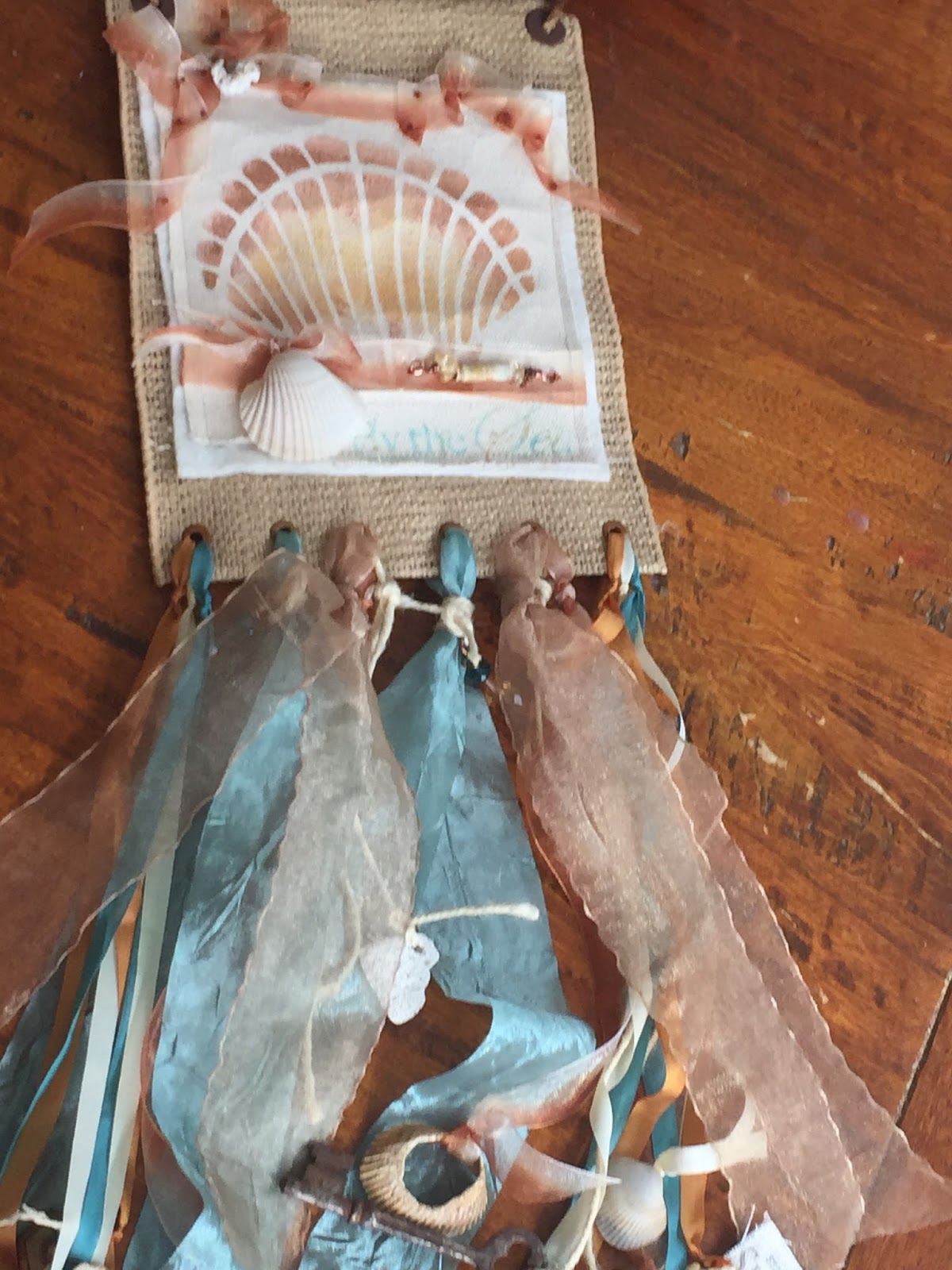 Wishblooms Banner By the Sea featuring May Arts Ribbons