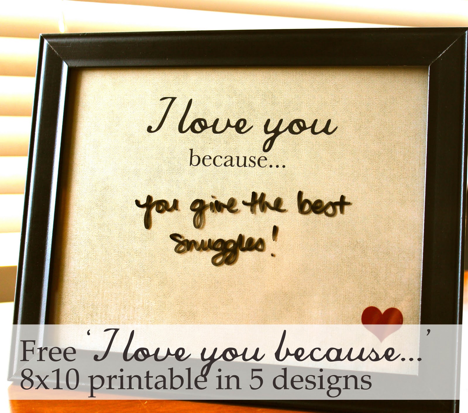 And Spiritually Speaking Free I Love You Because Printable