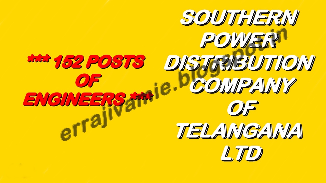 SOUTHERN POWER DISTRIBUTION COMPANY OF TELANGANA LTD. Er Rajiv Amie