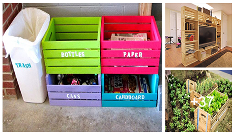 Huacales Cajones De Verdura Reciclados Para Cocina Cajones De