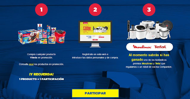 Gana premios Moulinex y Tefal con Vileda Gana premios Moulinex y Tefal con Vileda