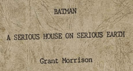 Lire les premières pages du script de Arkham Asylum par Grant Morrison