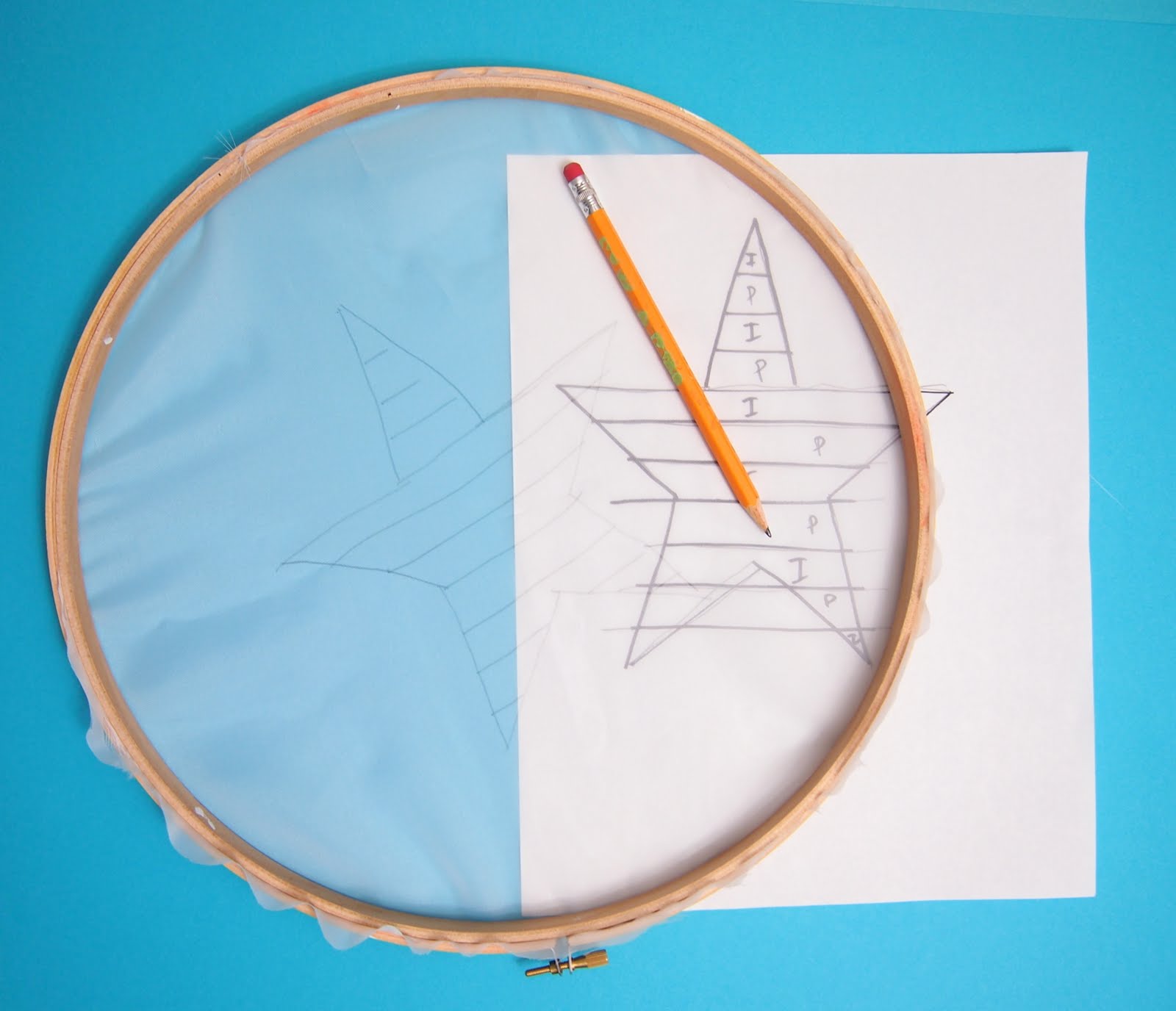 The Tiny Funnel Embroidery Hoop Screen Printing