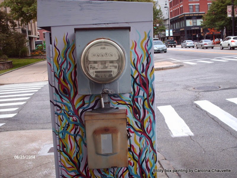 Friends of Art Manchester Utility Box Painting