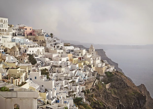 Dream Vacation #Blogtober14 Cliffs of Santorini