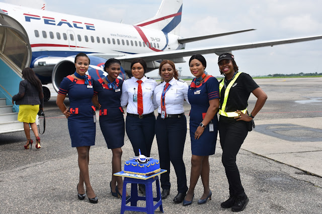 Air Peace all-female flight gets rousing ovation in Lagos, Abuja, Owerri