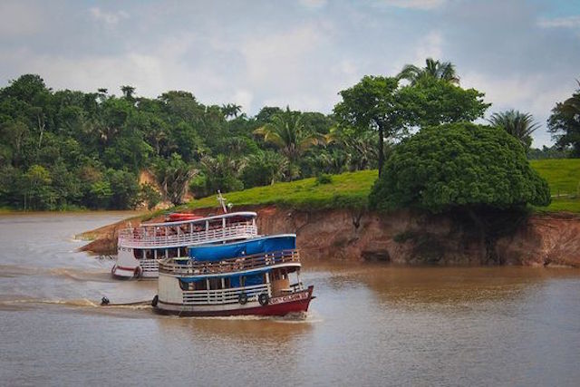 Amazonia Boats on the Amazonia river