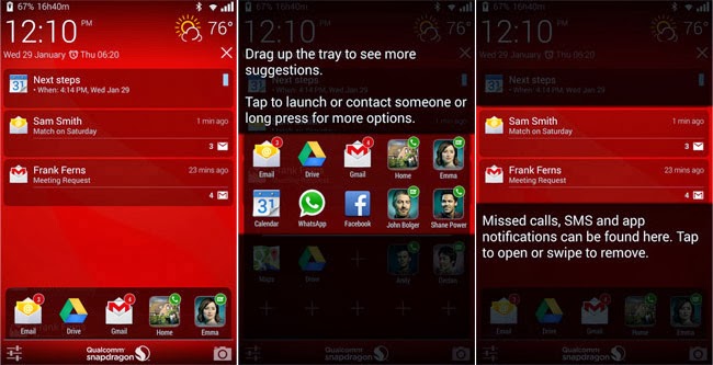 Qualcomm's Snapdragon Glance Android app lets you see information on a lockscreen