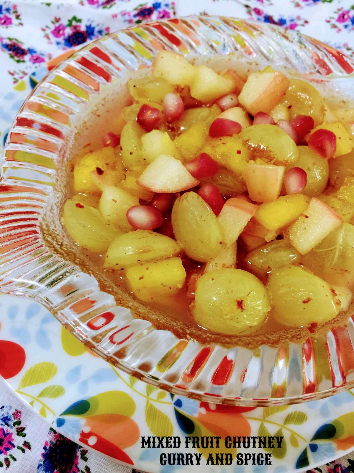 CURRY AND SPICE MIXED FRUIT CHUTNEY