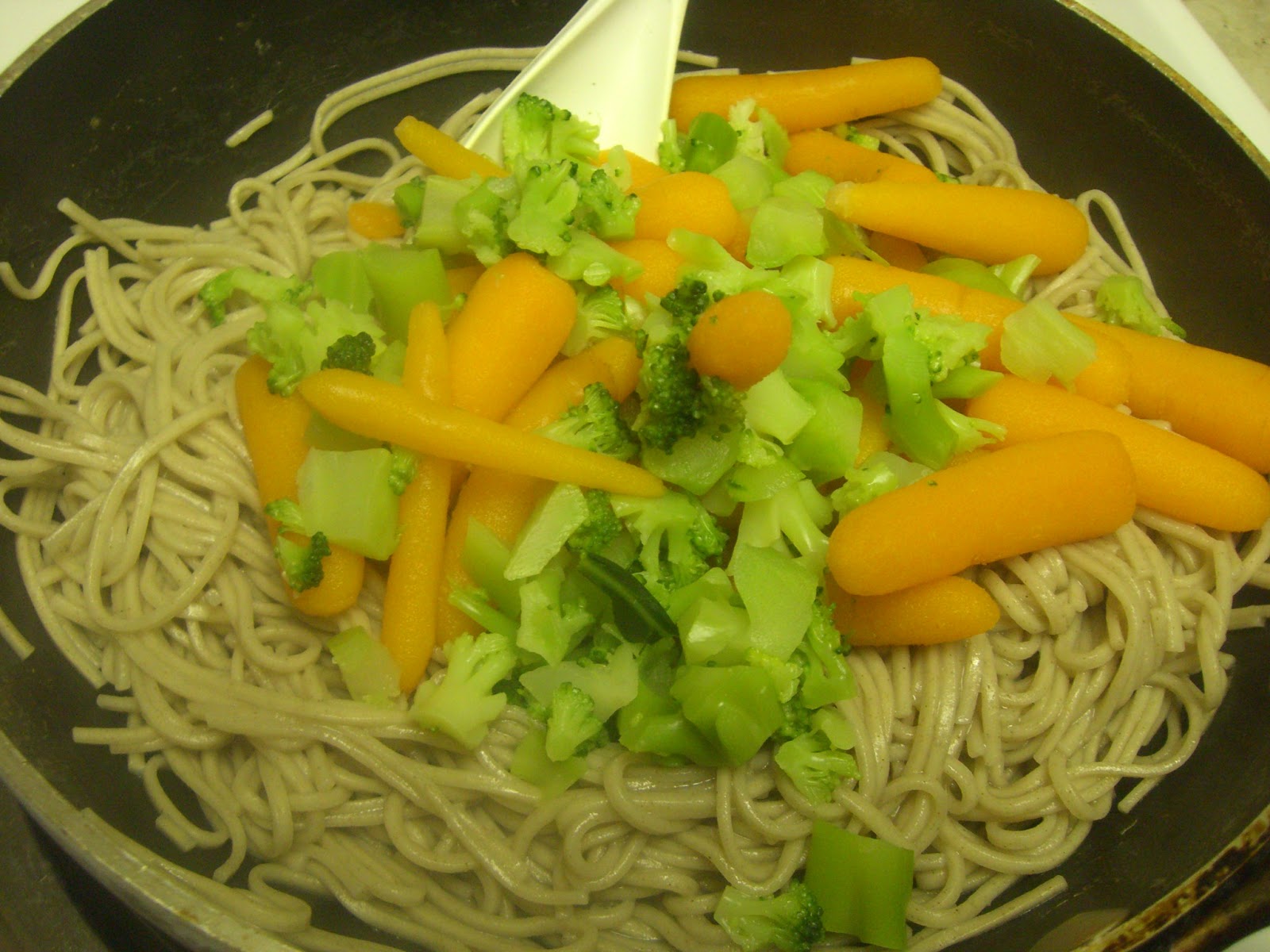 AfroVeganChick Vegan Tempeh Soba Noodle Stir Fry