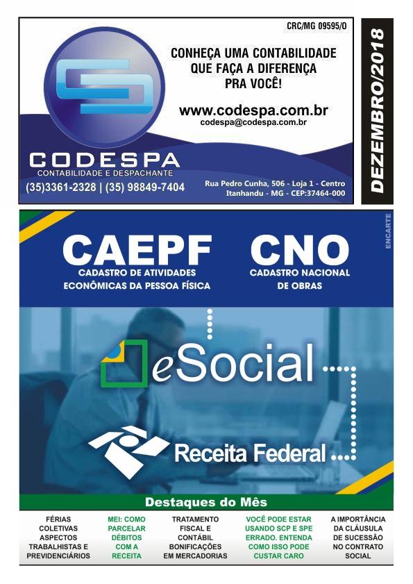 Informativo Codespa - 12/2018