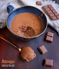 mousse chocolat praliné recette