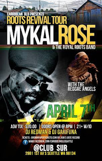 MYKAL ROSE - Roots Revival Tour - Live & Direct Seattle