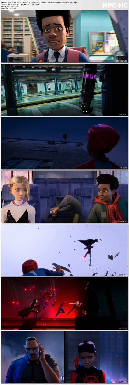 Capturas de la película.
