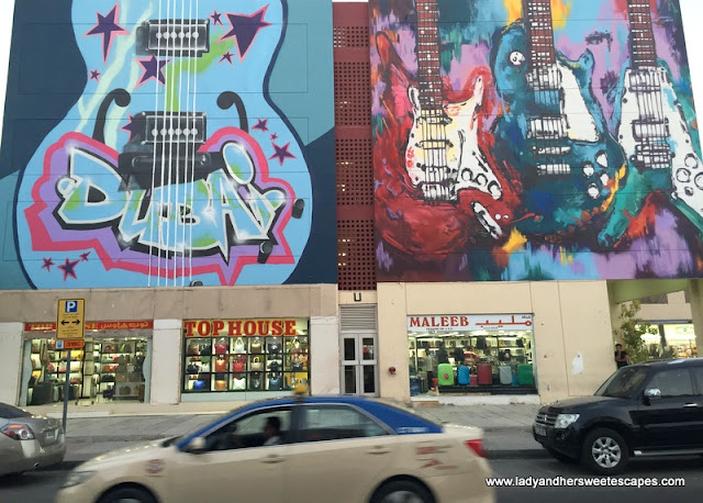 guitar paintings in Karama Dubai