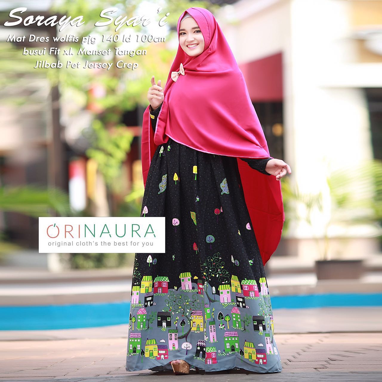 Jual Baju  Hijab  Couple Ibu dan  Anak Soraya Couple By Ori 