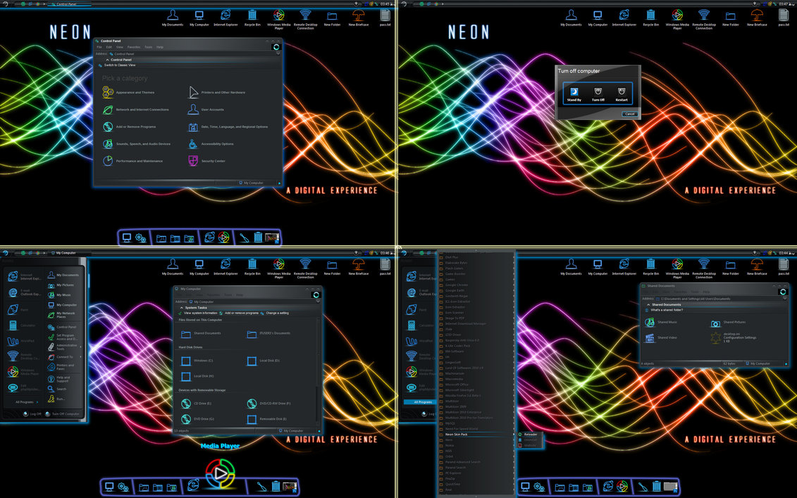 Neon transformation (skin) pack 2.1 for windows ~ Smart Phone, Tablet ...