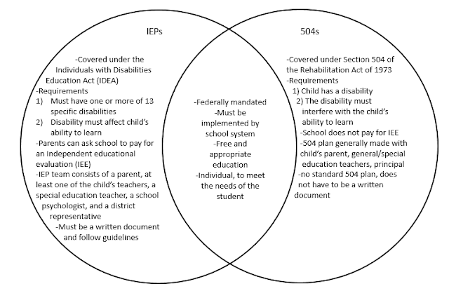 Becoming Ms. Hecht: IEPs vs. 504 Plans