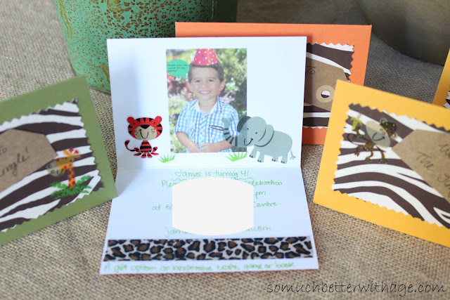 Safari birthday invitations www.somuchbetterwithage.com Safari birthday invitations www.somuchbetterwithage.com