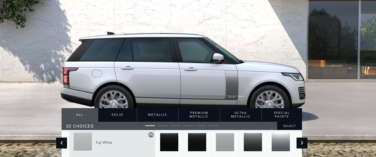 Màu trắng sữa trên mẫu Range Rover Autobiography LWB 2019 model 2020 Màu trắng sữa trên mẫu Range Rover Autobiography LWB 2019 model 2020