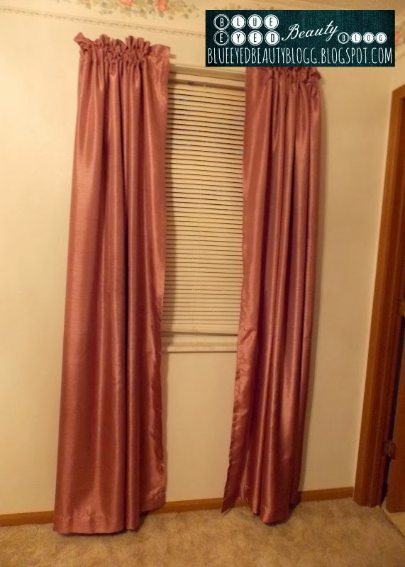 Blue Eyed Beauty Blog FAIL Ironing Bedroom Curtains